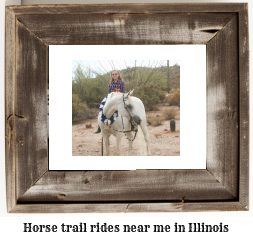 horse trail rides near me Illinois